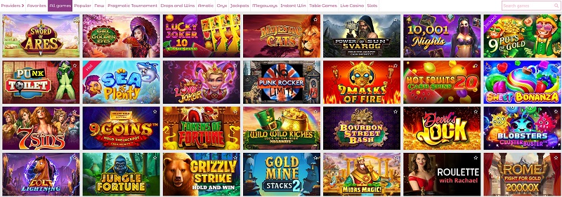 SlottoJam Casino Games