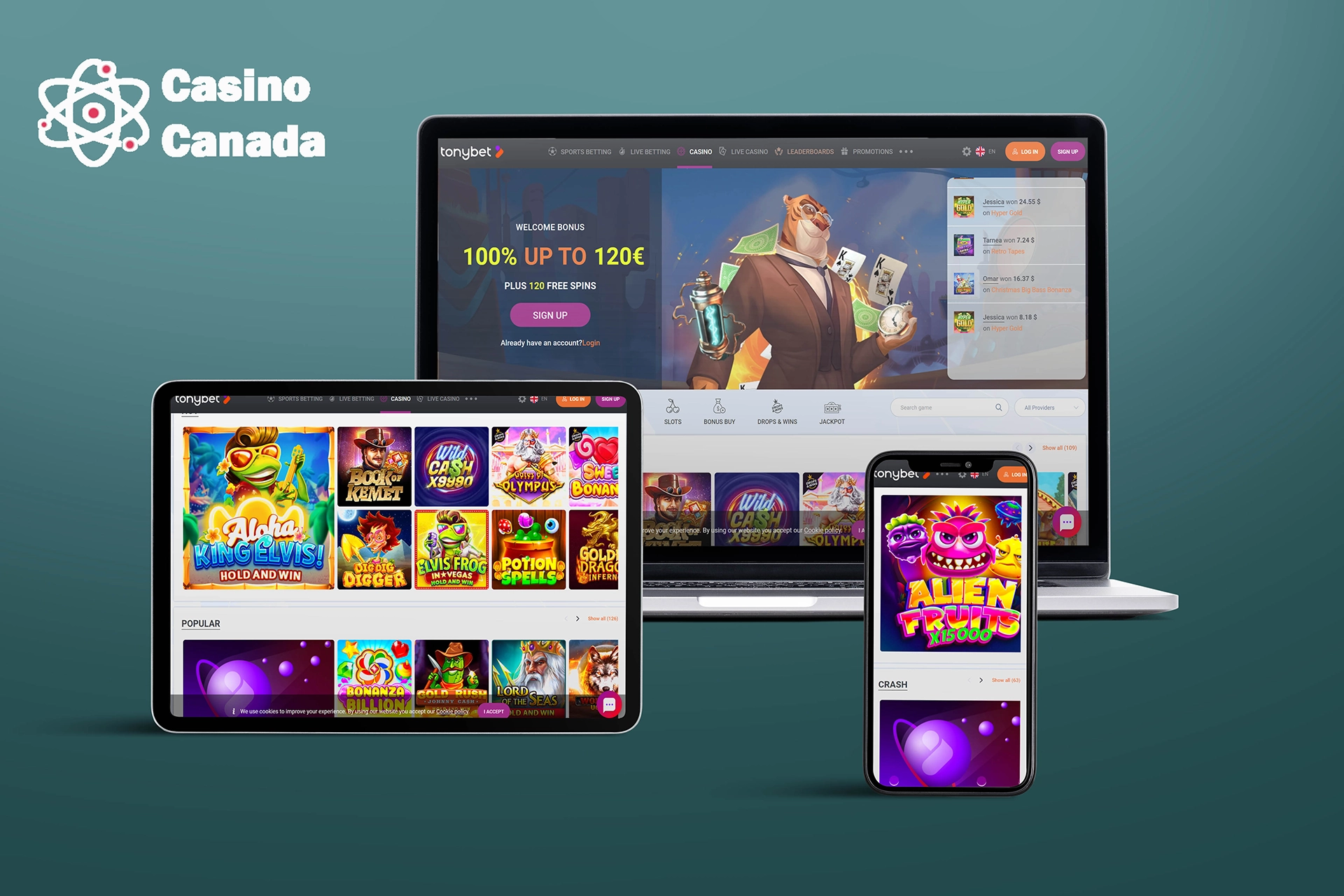 Tonybet Casino review by Sts Canada Casinos
