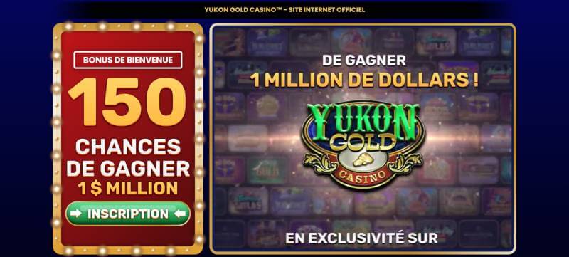 Yukon Gold Casino Welcome Bonus