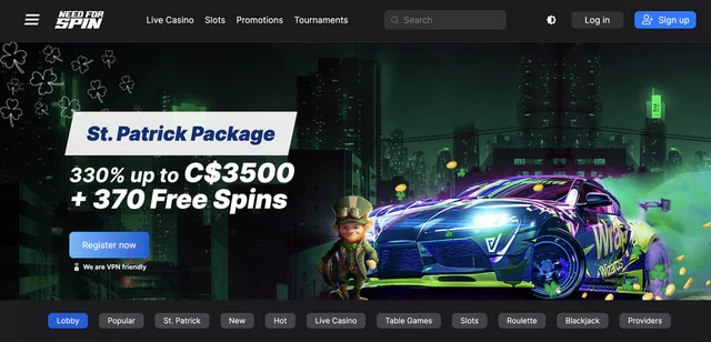 Need For Spin Casino