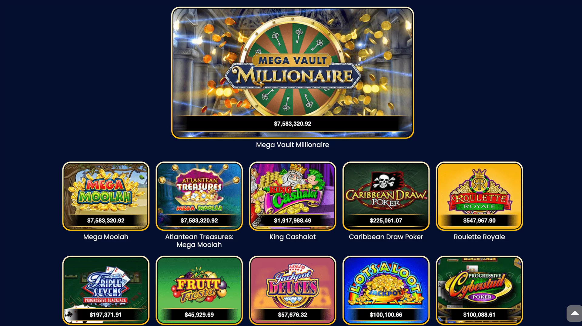 Yukon Gold casino Games