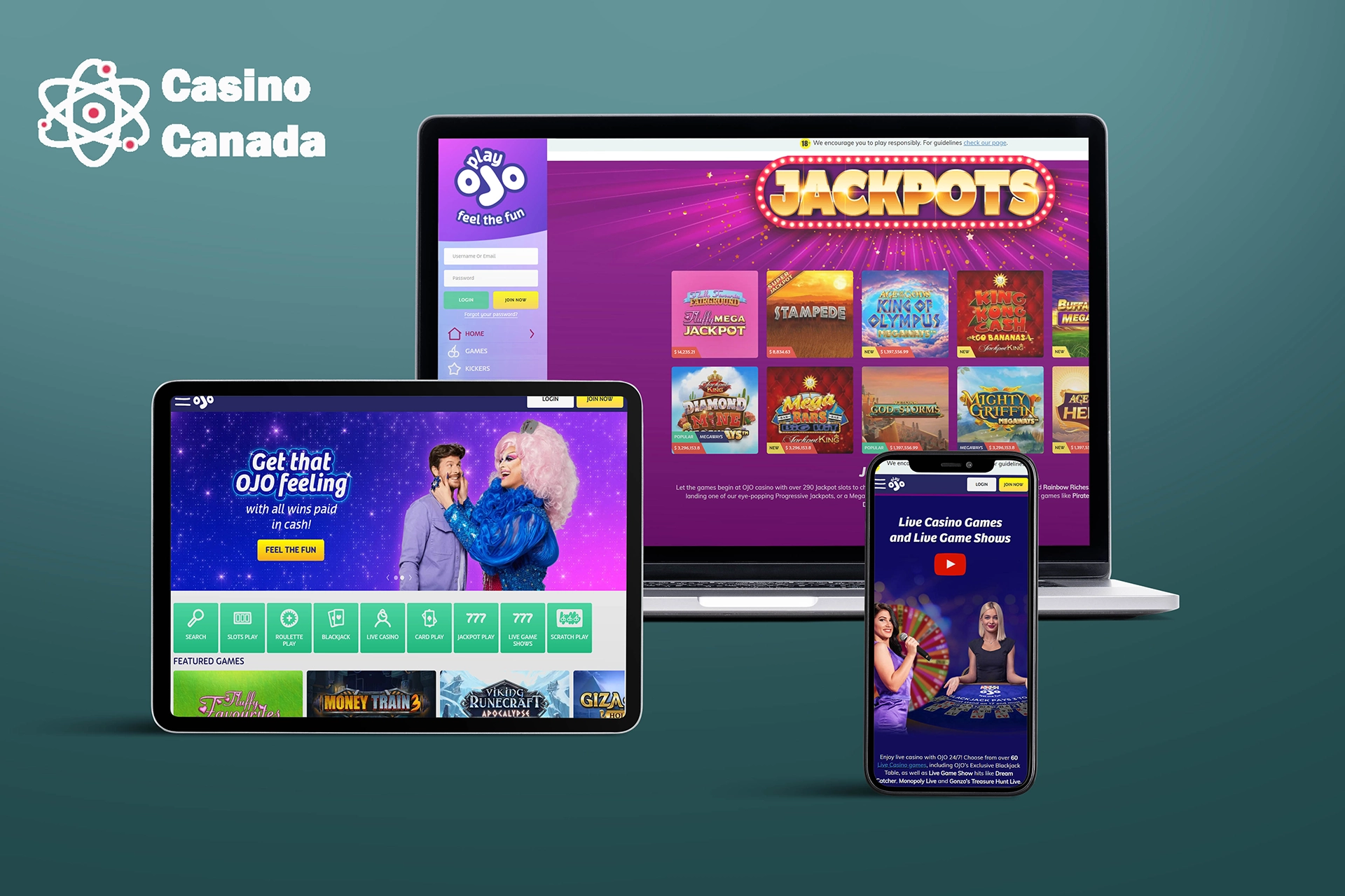 PlayOjo Casino review by Sts Canada Casinos