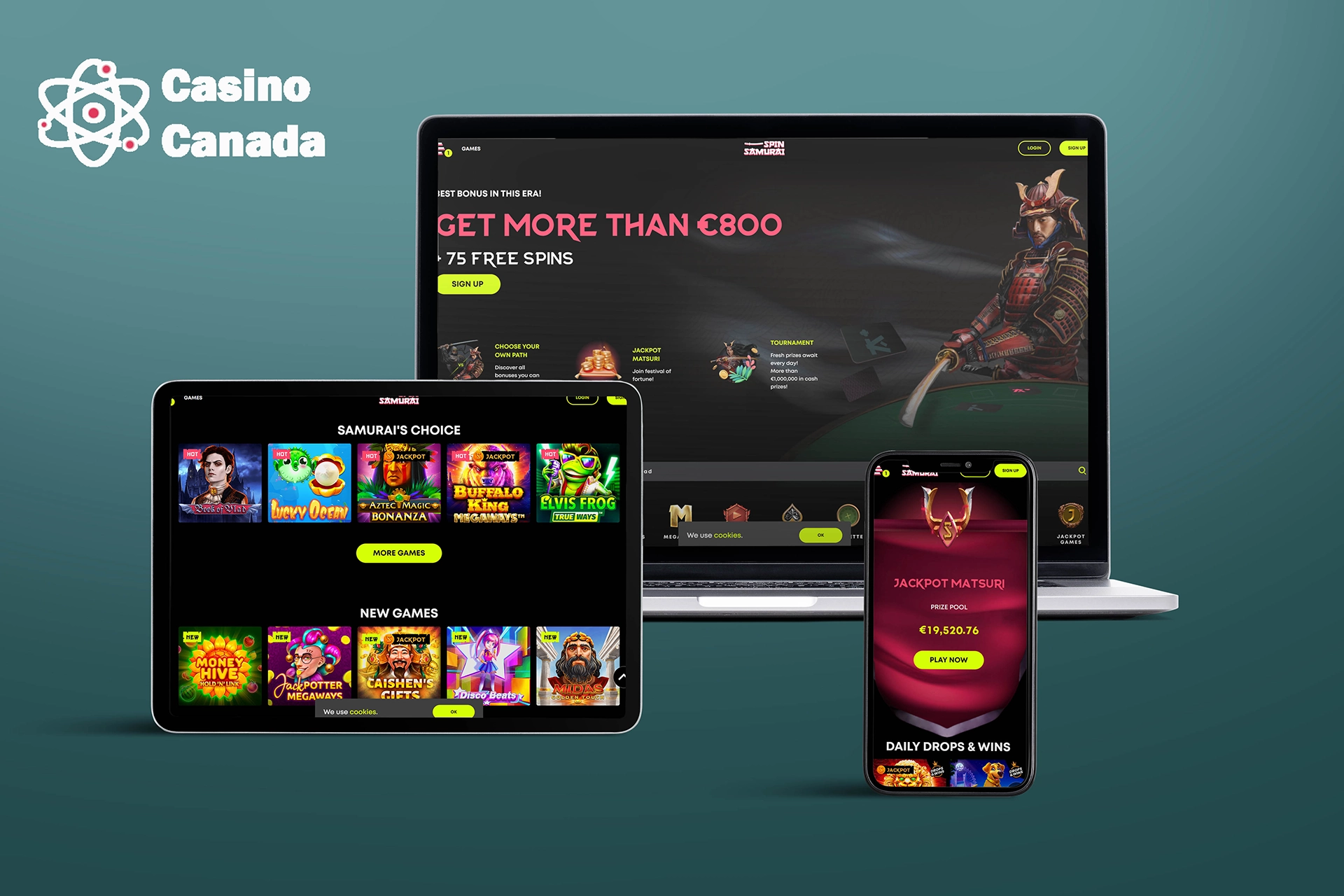 Spin Samurai Casino review by Sts Canada Casinos